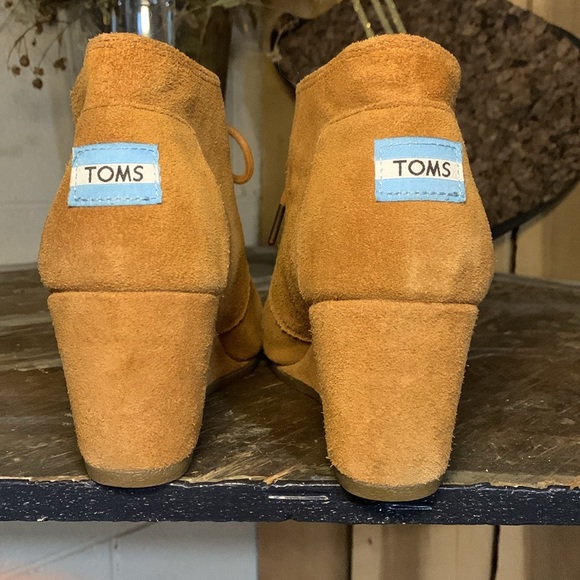 Toms Colelette Wedge Ankle Boots - Picture 3 of 6